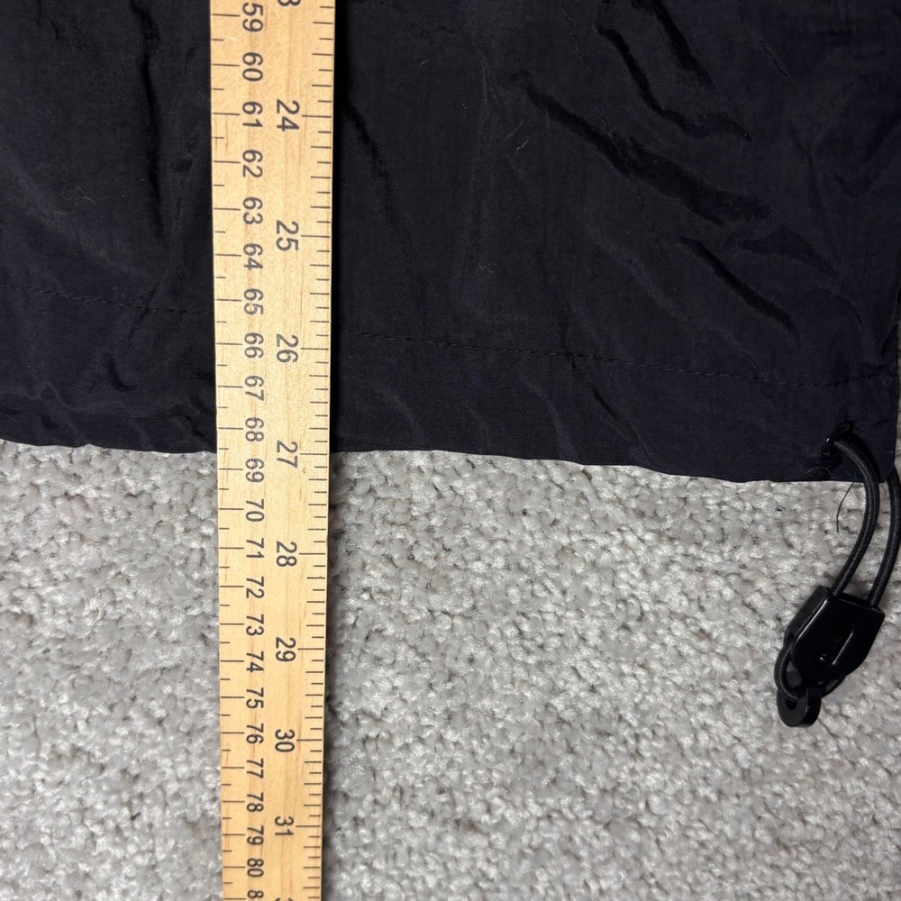Disney Store Sport Mickey Mens Small Black Vintage Nylon Windbreaker Jacket Zip - Picture 10 of 13